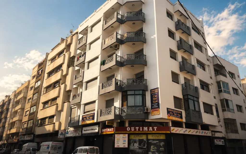 Belvédère, le quartier des hôpitaux et de la vie de quartier à Casa