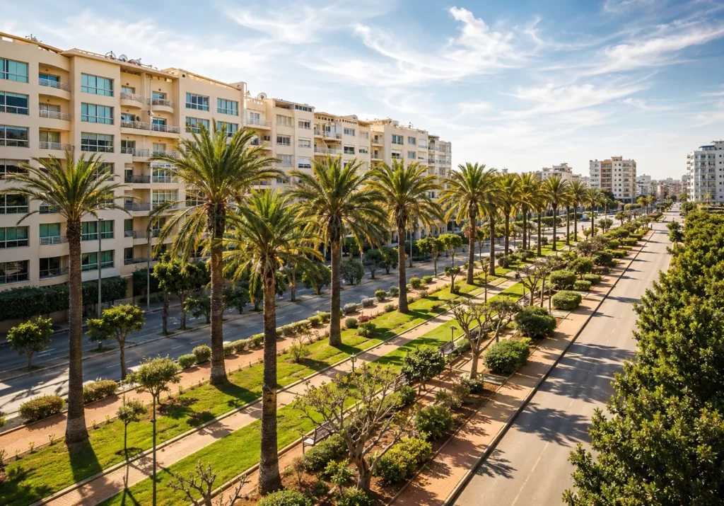 Quartier Palmier a Casablanca
