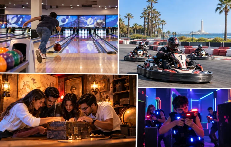 Bowling, karting et escape game a Casablanca : le guide 2026